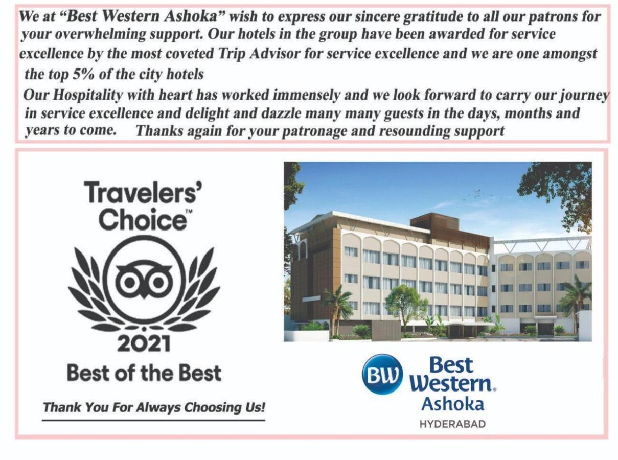 Best Western Ashoka Hyderabad Luaran gambar